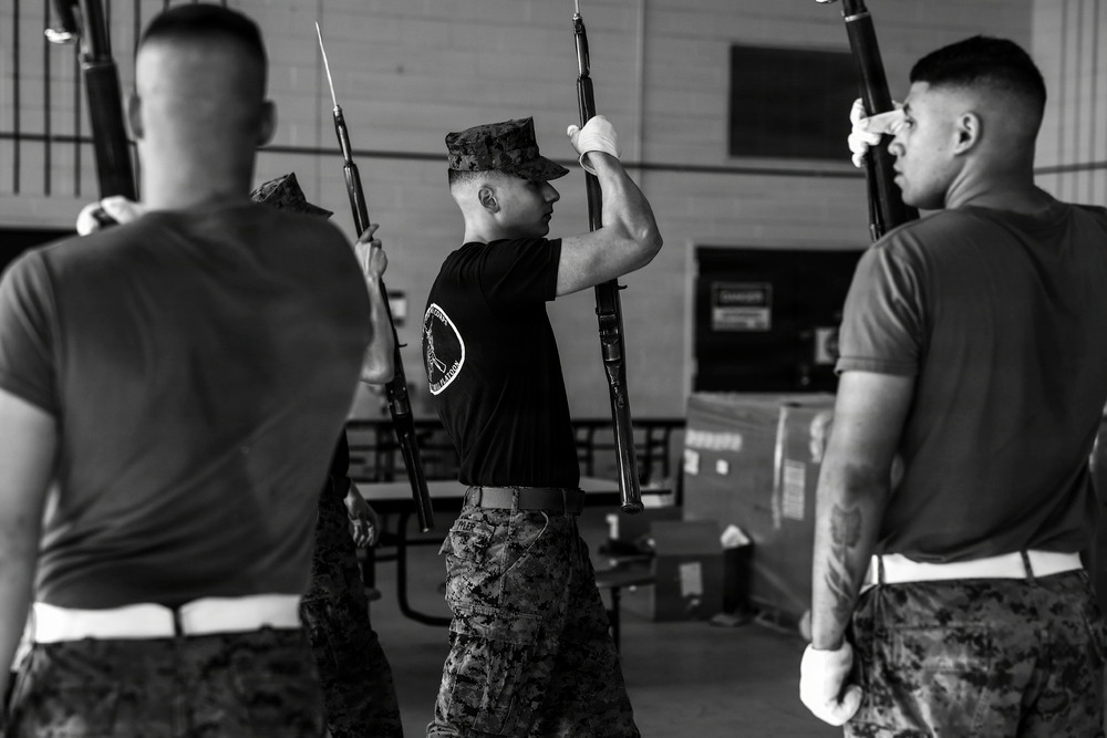 Silent Drill Platoon Selection held at MBW