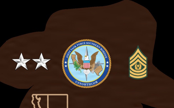 Proof of the Backside of the Joint Task Force Southern Border Coin