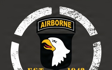 Logo for the 2025 Week of the Eagles for the 101st Airborne Division (Air Assault)