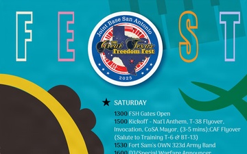 Freedom Fest – Event Timeline