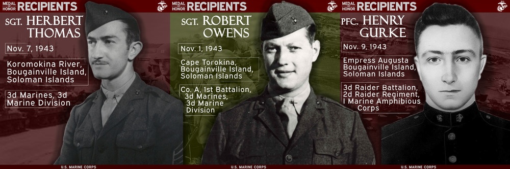 Battle of Bougainville Medal of Honor Recipients