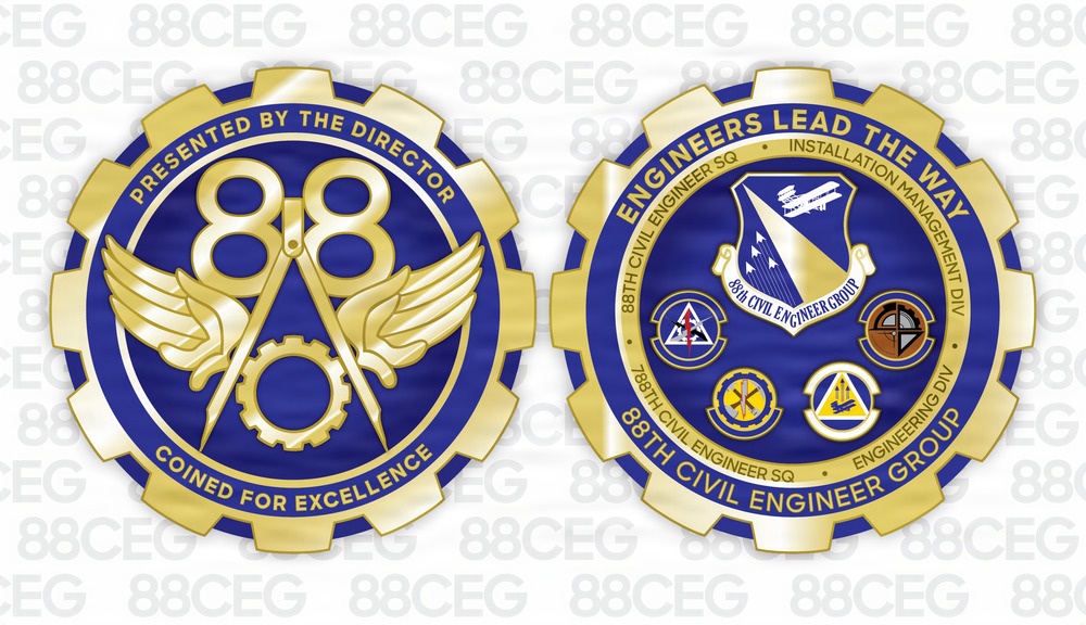 88GEC Excellence Challenge Coin