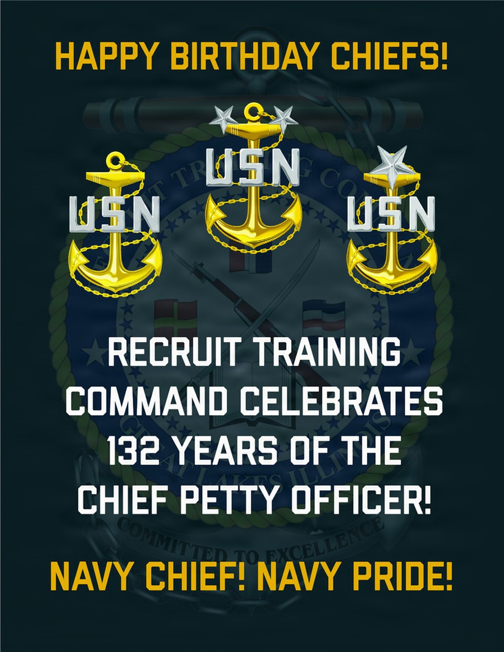 Recruit Training Command celebrates 132 years of the Chief Petty Officer