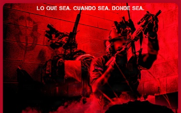 Red Empire Strike Movie-Style Poster Graphic