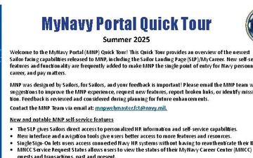 MyNavy Portal Quick Tour