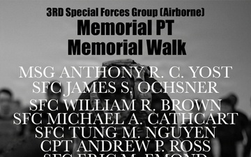 3rd Special Forces Group plans memorial workout for 61 fallen soldiers