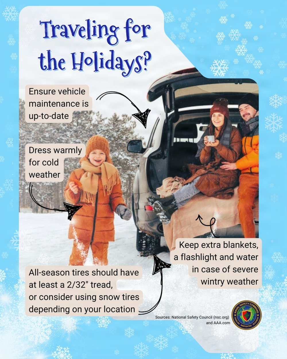 Traveling for the holidays