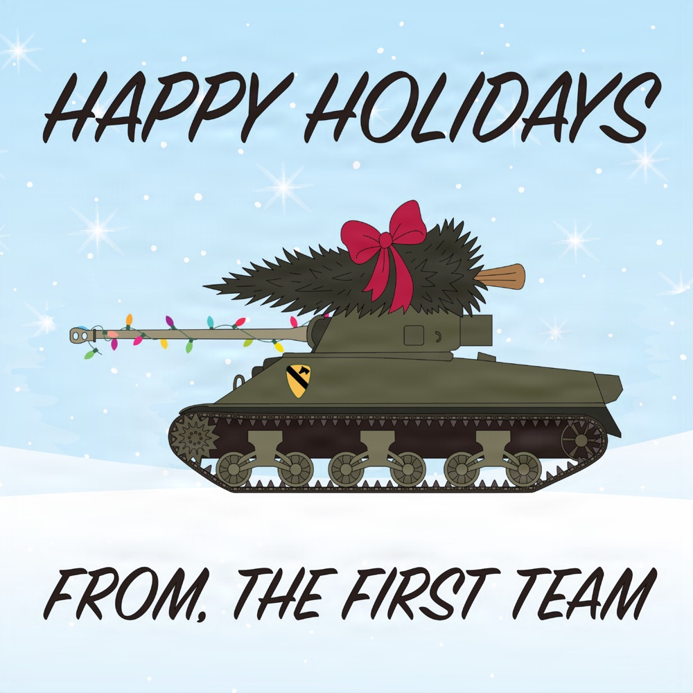 Happy holidays from the First Team