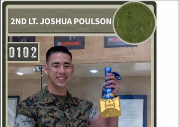 MCB Camp Blaz Trading Card: 2nd Lt. Joshua Poulson #002