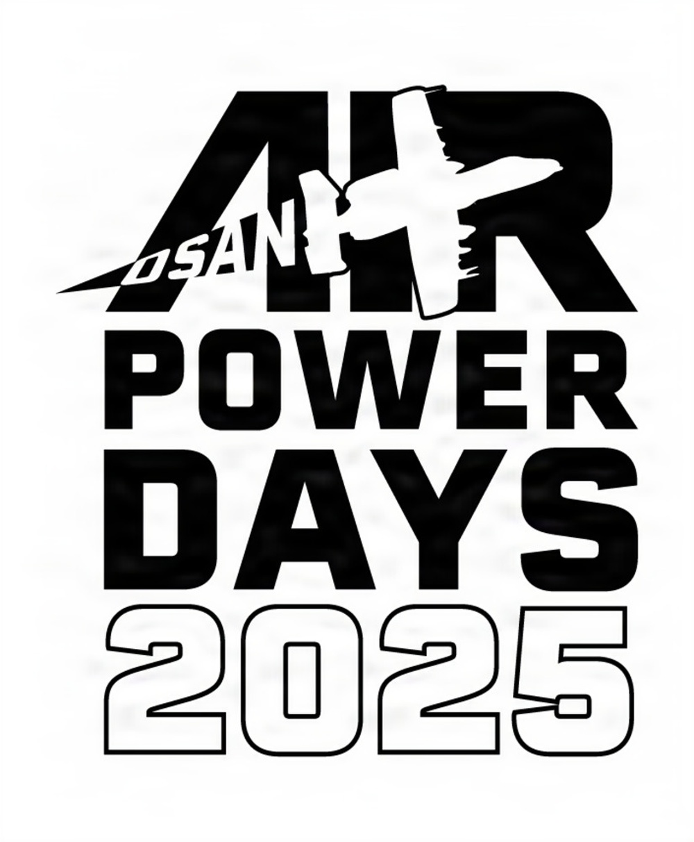 Osan Air Power Days 2025 - Logo (W/B)