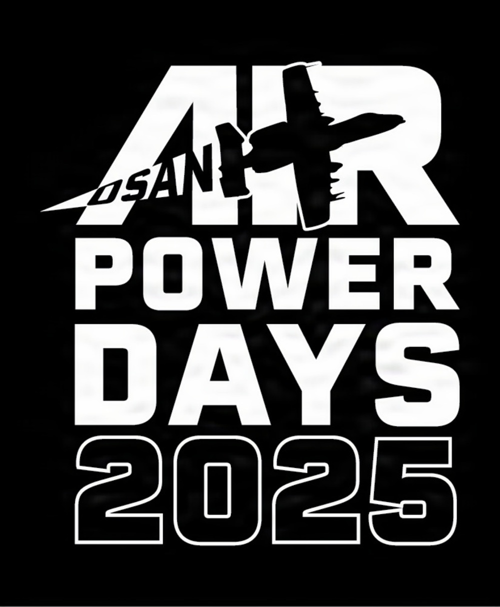 Osan Air Power Days 2025 - Logo (B/W)