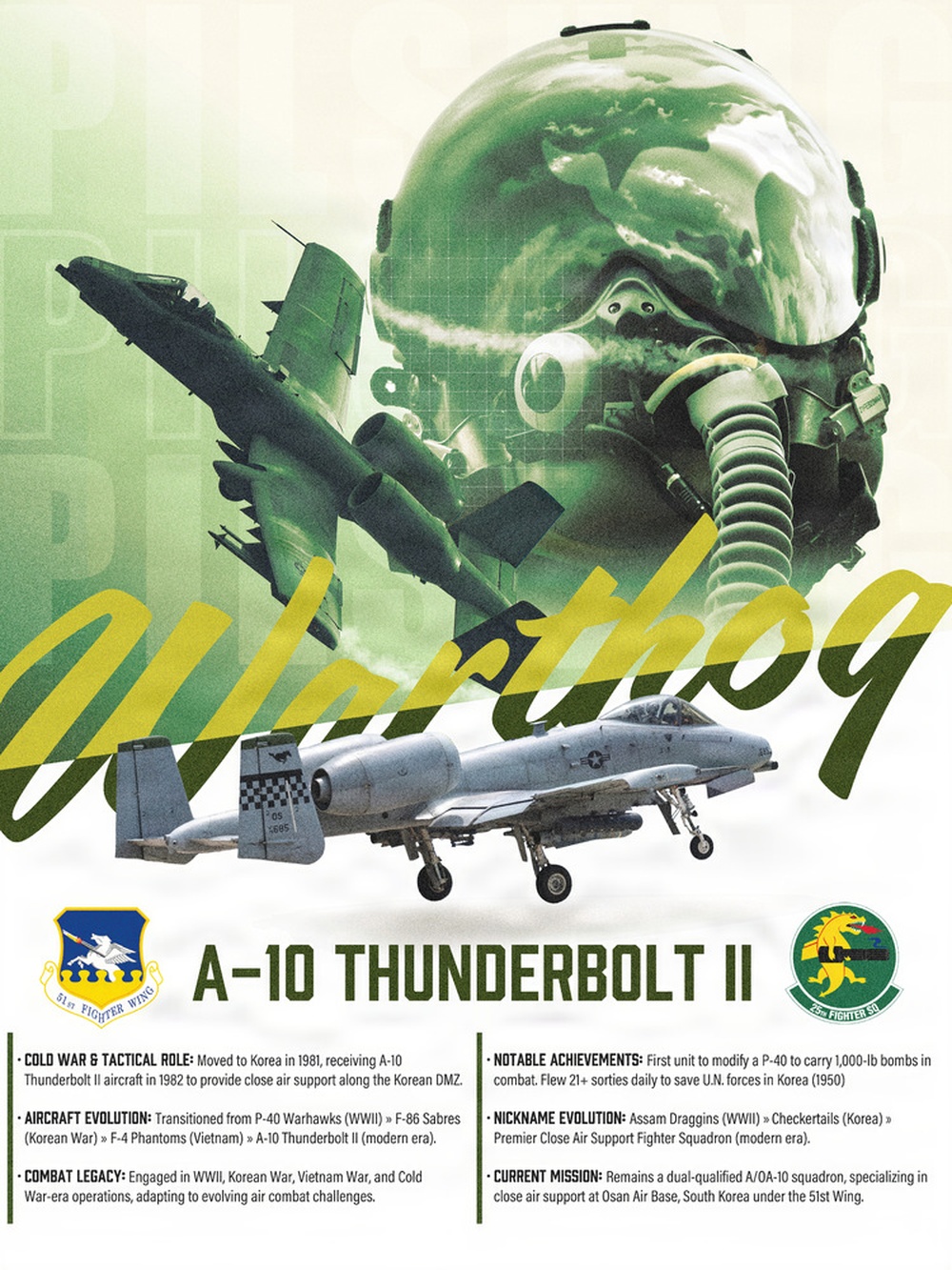 Osan Air Power Days 2025 Static Display Poster (Version 1A)