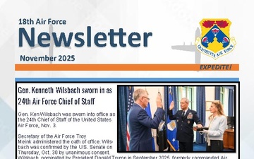 Eighteenth Air Force Nov 2025 Newsletter