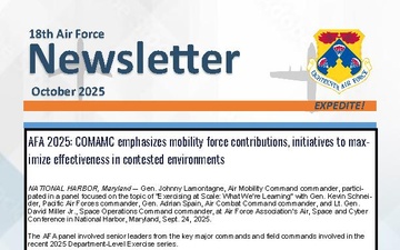 Eighteenth Air Force Oct 2025 Newsletter