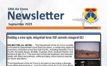 Eighteenth Air Force Sept 2025 Newsletter