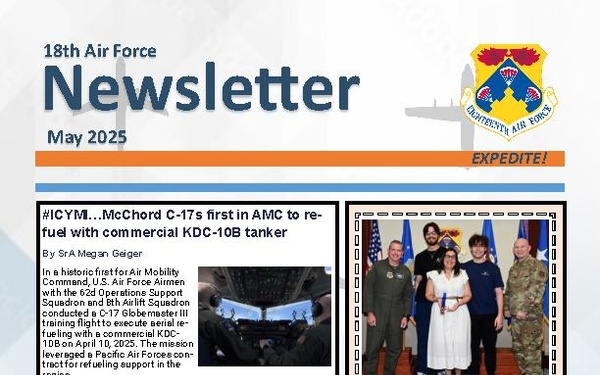 Eighteenth Air Force May 2025 Newsletter