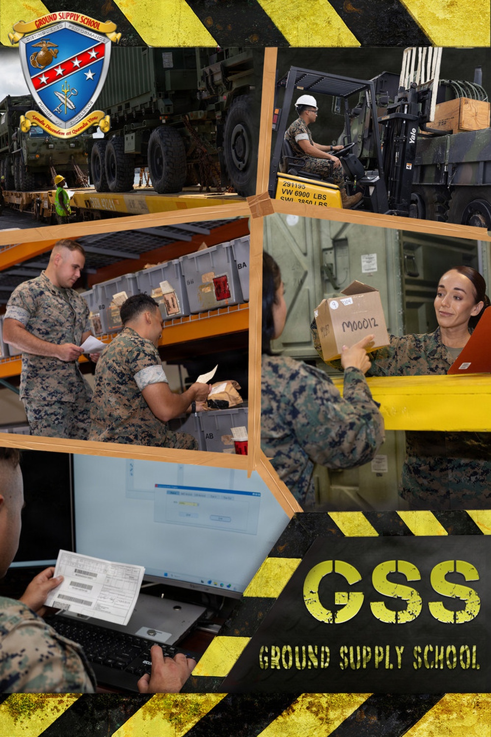 Ground Supply School Process Visual Poster