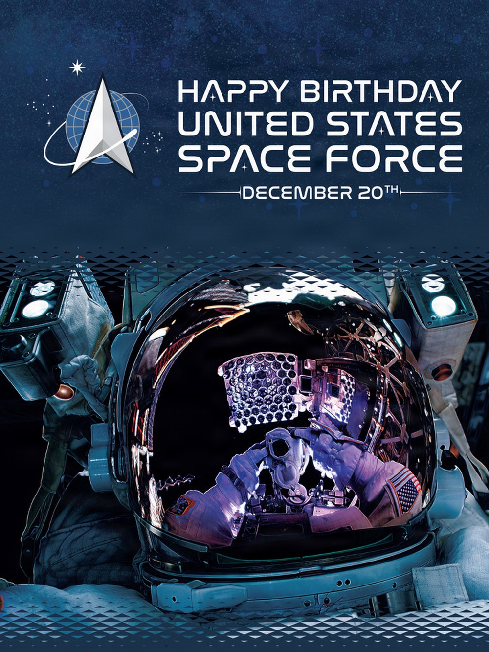 United States Space Force Birthday Poster