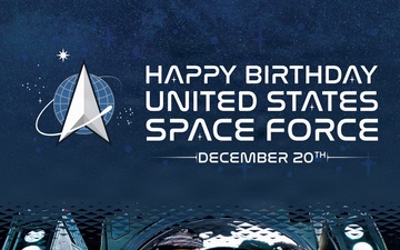 United States Space Force Birthday Poster