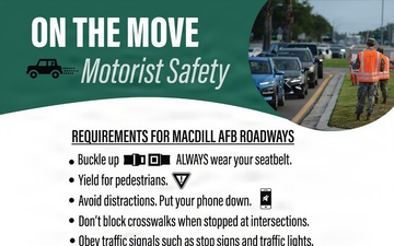 MacDill AFB "ON THE MOVE" Motorist Safety