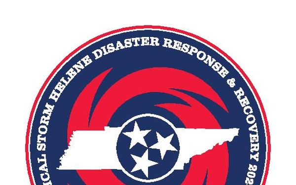 Tropical Storm Helene Disaster Response &amp; Recovery 2024-2025 Nashville District logo design