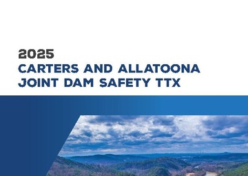 2025 Carters and Allatoona Joint Dam Safety Tabletop Exercise Situational Pamphlet