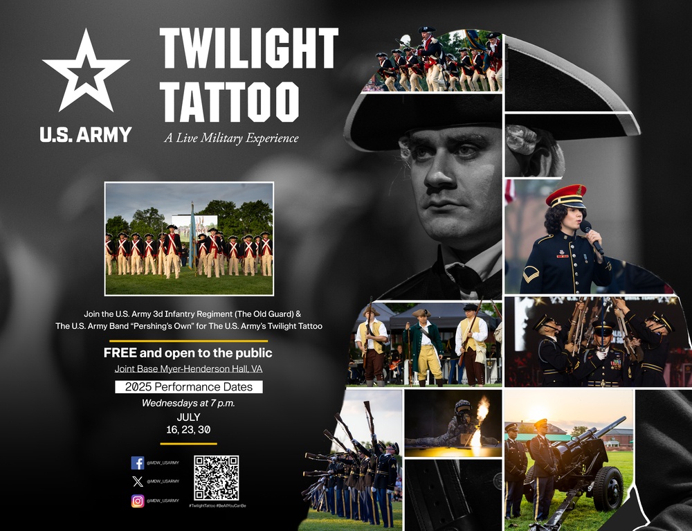 3rd ID Regt. Twilight Tattoo 2025
