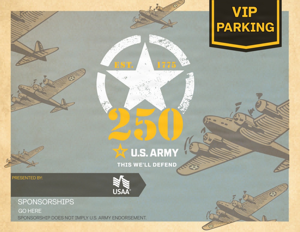 U.S. Army 250th Birthday Signage