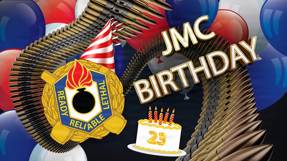 Joint Munitions Command 23rd Birthday graphic