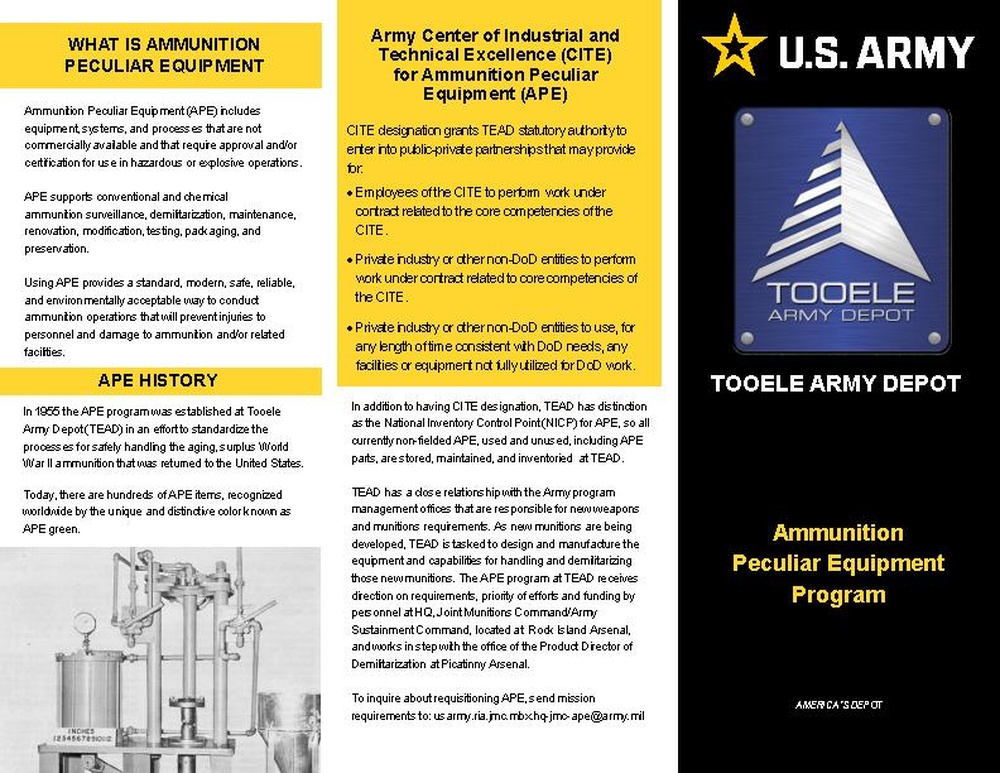 Ammunition Peculiar Equipment Program