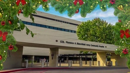 BACH 'A' Entrance with Holiday Border