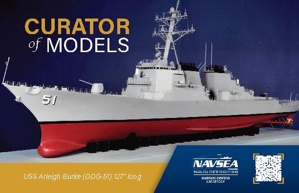 Navy's Curator of Models Postcard
