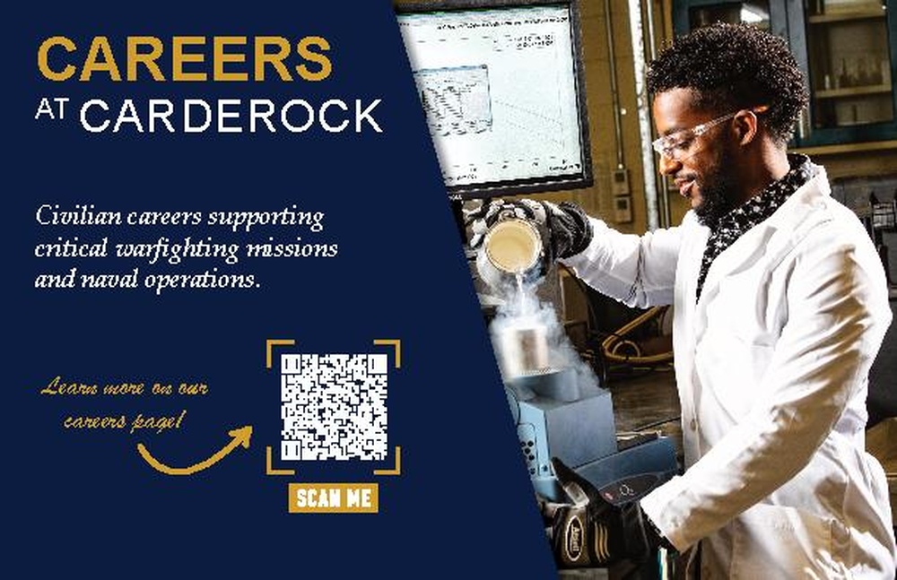 Careers at Carderock Recruitment Postcard