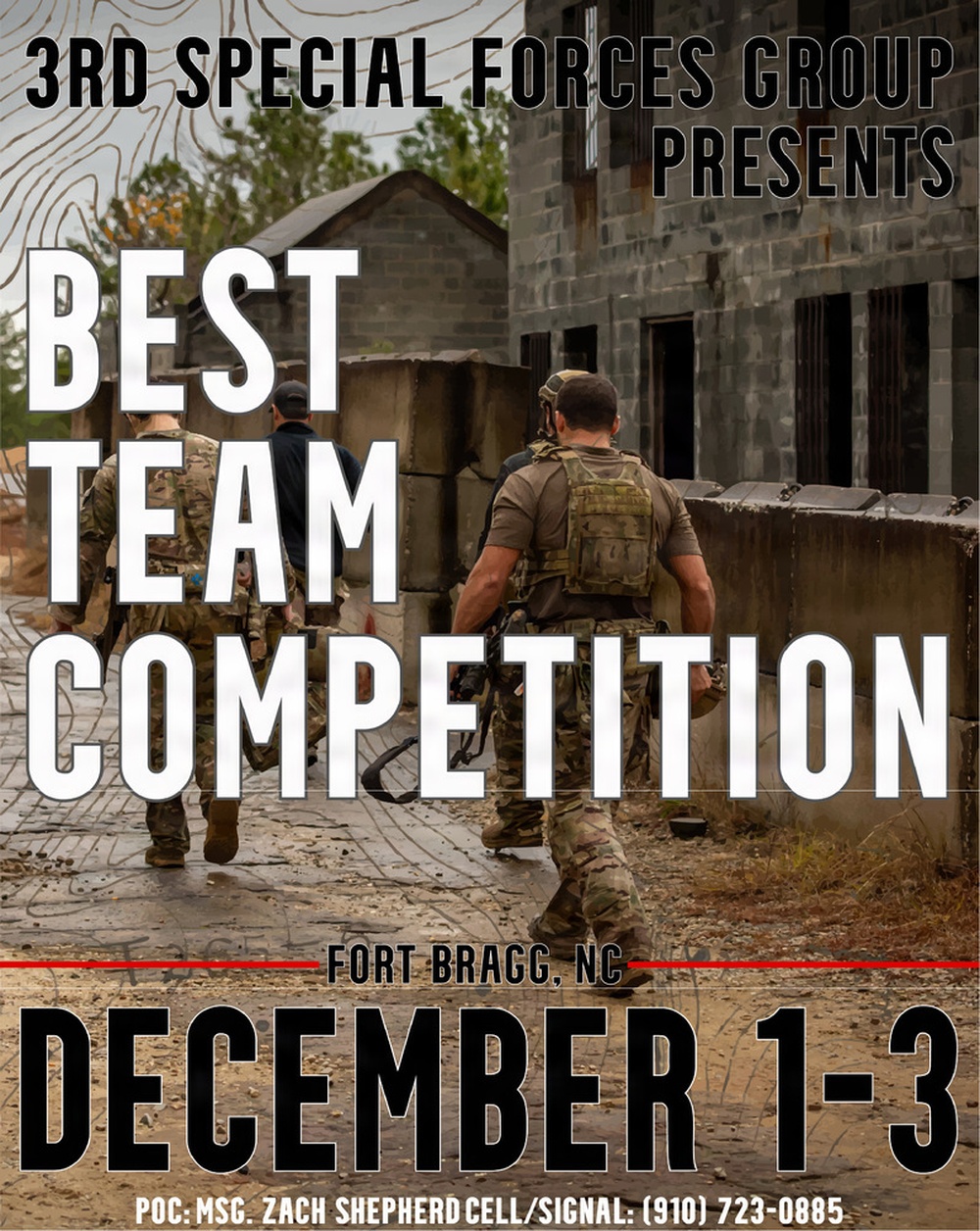 3rd Special Forces Group (Airborne); 2025 Best Team Competition