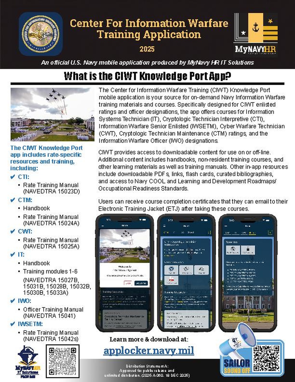 Center For Information Warfare Training Infosheet