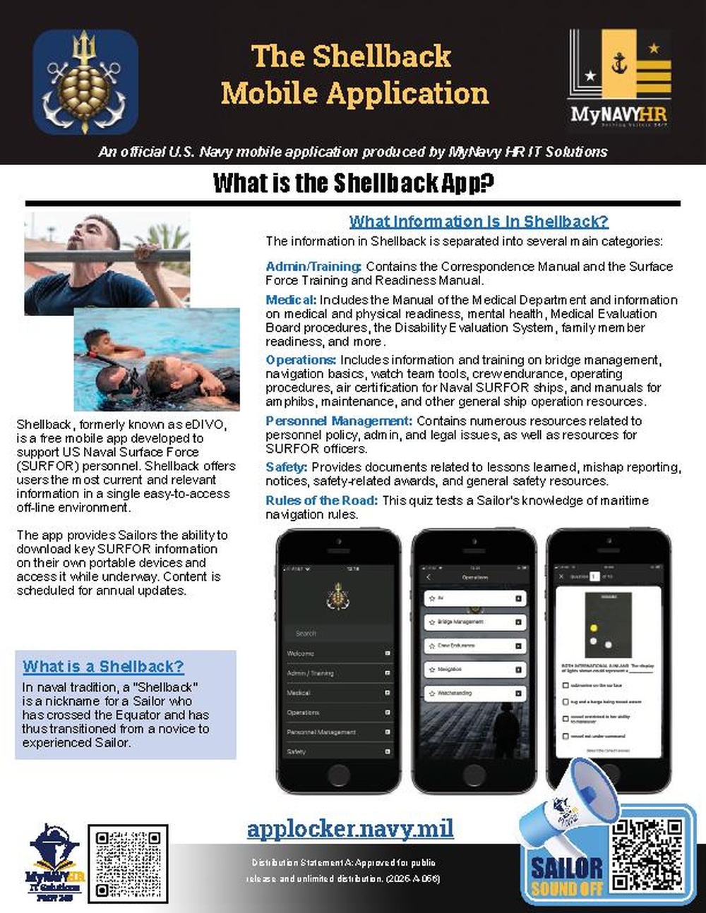 Shellback Soundoff Info Sheet