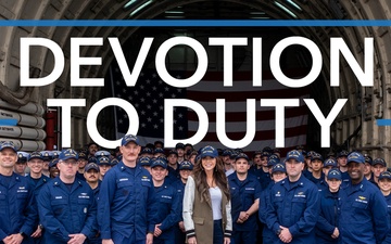 Coast Guard members receive Devotion to Duty payment