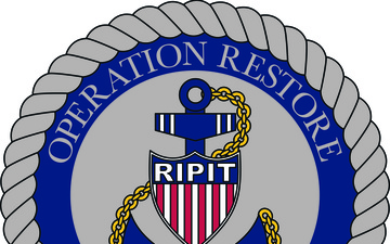 U.S. Coast Guard Operation Restore Habitability - Rapid Infrastructure Project Implementation Team (RIPIT) coin design