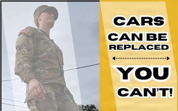 DES safety campaign graphic/crosswalk safety