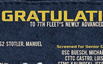 C7F Announces Petty Officer Advancement