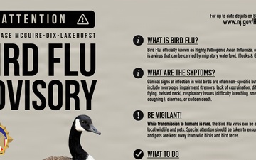 Bird Flu Advisory Graphic