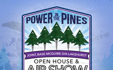 2025 "Power in the Pines" Open House &amp; Air Show header graphic