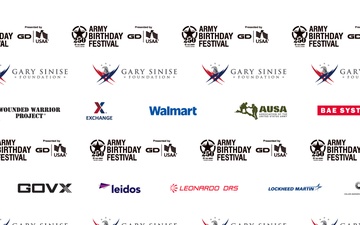 Army 250th Birthday Festival Step-N-Repeat Pop-up Background