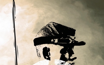 Army 250th Birthday Festival VIP Reception Period Soldier Banners-Civil War Era