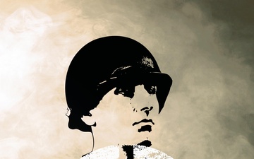 Army 250th Birthday Festival VIP Reception Period Soldier Banners-WWII Era