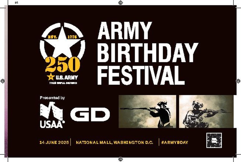 Army 250 Birthday Festival Program