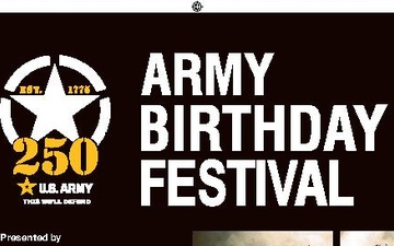 Army 250 Birthday Festival Program