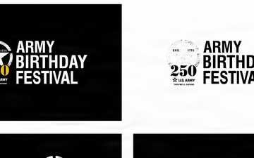 Army 250th Birthday Festival Lockup