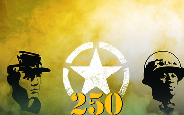 Army 250th Birthday promotional poster for AUSA conference - 1