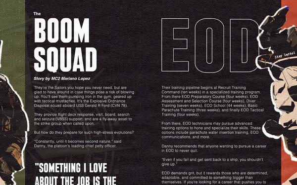 USS Gerald R. Ford (CVN 78) EOD Layout And Design